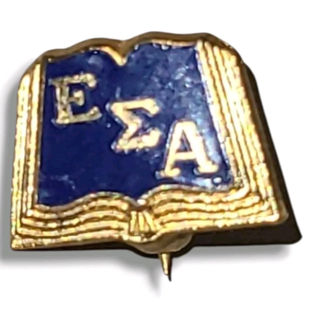 Small Epsilon Sigma‎ Alpha Open Book Bible Pin Fraternity/Sorority